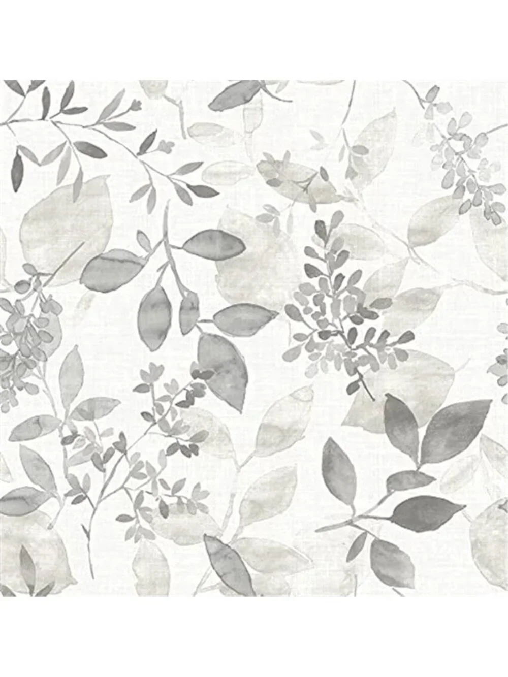 Gray Botanical Peel Stick Wallpaper Removable Self Adhesive Wall Decor Vinyl